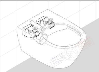 Villeroy & Boch Комплект креплений Suprafix 2.0 подвесного унитаза  Villeroy & Boch Комплект креплений Suprafix 2.0 подвесного унитаза