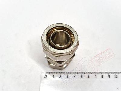 Редукционная муфта 26*32 (никель) двухстороннее соединение металлопластиковой трубы  PROFIT GH