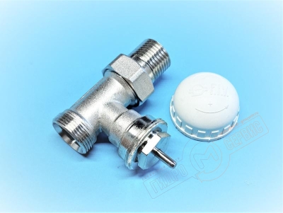 Прямой термостатический клапан для радиатора 1/2"xM24ЕКx19 FIV