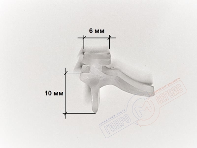 Силиконовый уплотнитель 1,05м нижней кромки двери душевой кабины Lineatre