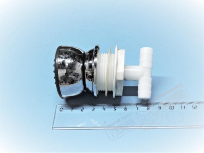 Форсунка D=50х50x35мм хром два штуцера душевой кабины Aqualux