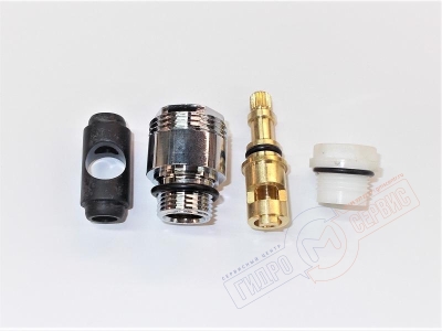 Переключатель душ-кран с нипелем хром смесителя Идеал Станлард