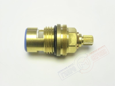 Кран-букса 1/2 180гр 18 шлицев керамическая для смесителя Zucchetti, 2017A 