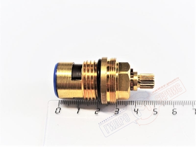 Кран-букса 1/2 90гр, ХВ, 18 шлицев смесителя Zucchetti 