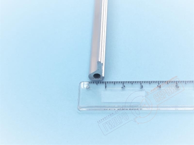 Водоотбойник 1,0m (порожек) душевой кабины, хром Medea