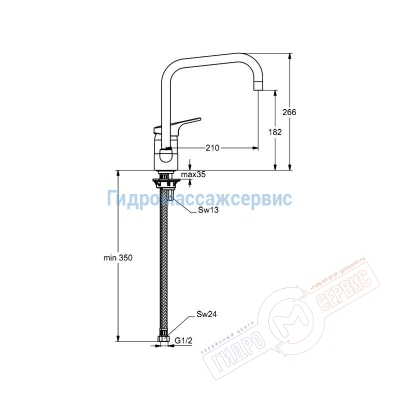 Смеситель для кухни Ideal Standard Slimline II B8996AA