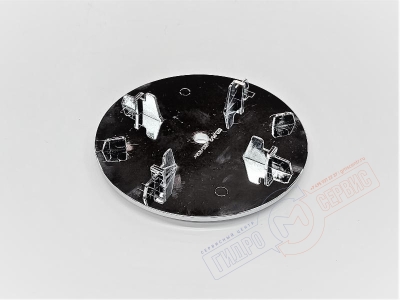 Крышка 587 сифона 112мм хром душевого поддона STARCK DURAVIT