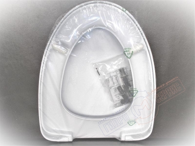 DAHLIA Сидение для унитаза, с хромированными шарнирами Ideal Standard 