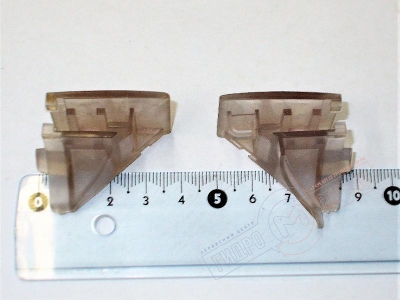 Концевая накладка силиконового уплотнителя двери Идеал Стандард DE LUXE