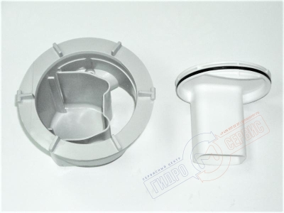 Сифон D=90mm Хром для поддона душевой кабины, Viega