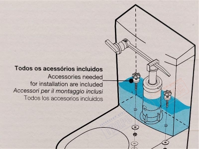 Клапан сливной с рычажным приводом VCF \ Handle OLI