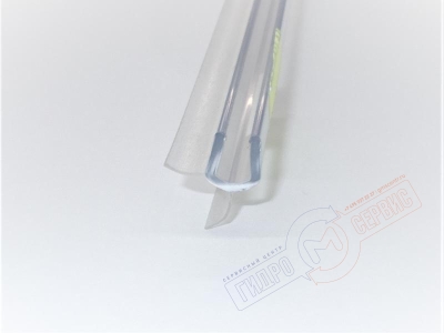 Нижний 6мм дугообразный силиконовый уплотнитель двери VG