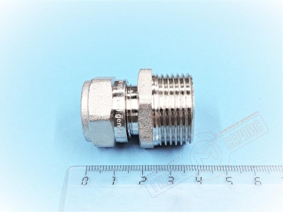 Соединение 16*3/4" НР для металлопластиковой трубы 16*2,0мм PROFIT GH