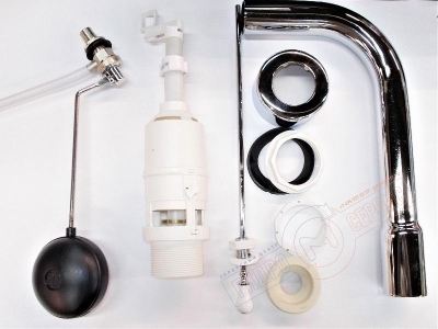 Механизм слива бачка унитаза с ручкой-рычагом