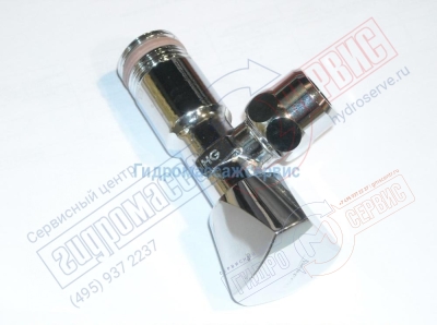 Угловой вентиль ручка E хром подключения смесителя раковины