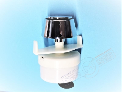 Пневматический клапан Хром слива бачка унитаза, OLI