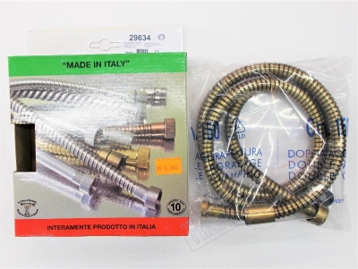 Шланг G1/2х1/2 1,5м БРОНЗА лейки для душа MIGLIORE