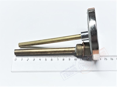 9034009 Viessmann Термометр 120гр, D=80mm L=100mm механический