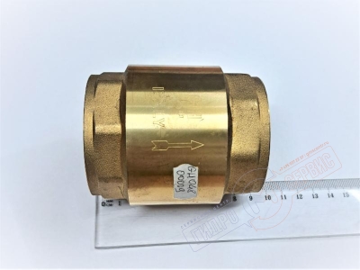 Клапан обратный 2" с латунным седлом DN50 GH - нзкз Клапан обратный 2" с латунным седлом DN50 GH - нзкз