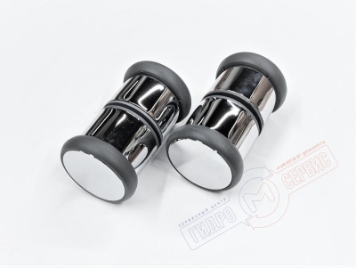 Комплект Хром цилиндрических ручек 40мм дверей душевой кабины AQUALUX \ Appollo Комплект Хром цилиндрических ручек 40мм дверей душевой кабины AQUALUX \ Appollo