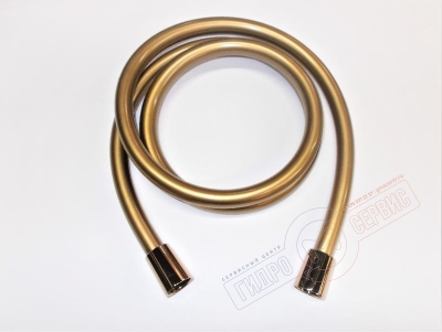 Шланг G1/2 * 1/2 L=1.5м Золото в силиконовой оболочке