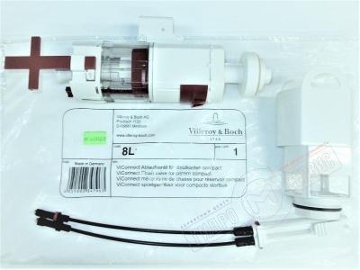 Сливной клапан механизма бачка Узкой инсталяции VILLEROY & BOCH