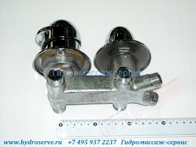 Cмеситель Z=10cm с 4-х позиционным переключателем функций душевой кабины - нзкз