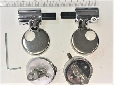  IDEAL Standard CANTICA Шарниры плавного опускания с креплениями крышки / сидения унитаза Идеал Стандард Кантика