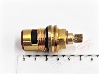 Кран-букса 1/2 ГВ 90гр керамическая 20 шлиц смесителя Bossini