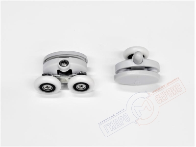 Набор двойных роликов 23мм двери душевой кабины Аквалюкс / Хубер / Медея и др.