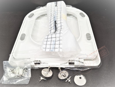 SEDILE1 EVAKUO Сиденье для унитаза белое с микролифтом, Antonio LUPI