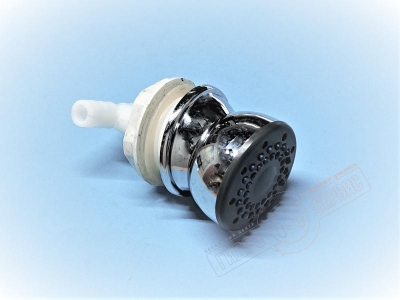 Форсунка D=50х50x35мм хром два штуцера душевой кабины Aqualux