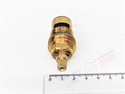 Кран-букса 1/2 ГВ 90гр керамическая 20 шлиц смесителя Bossini