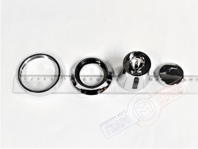 Набор Хром ручек термосмесителя душевой кабины JACUZZI Link/Cloud/Play/Material