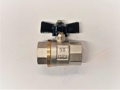 Кран шаровый 3/4 B-B короткая ручка, 210g, GH