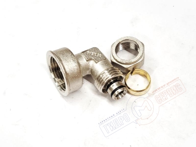 Обжимной уголок 16х3/4" ВР для металлопластиковой трубы 16х2.0мм PROFIT GH