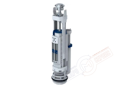 Клапан двойного слива Geberit 290 унитаза, в сборе с кнопкой хром