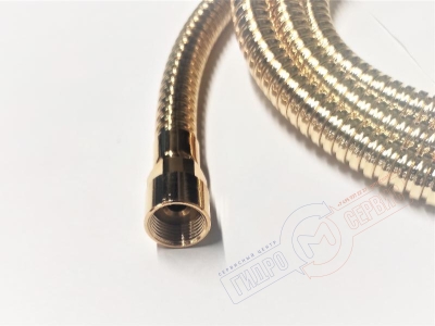 Душевой шланг M15*G1/2  L=2m Золото наботного смесителя ванны, BONGIO Душевой шланг M15*G1/2  L=2m Золото наботного смесителя ванны, BONGIO