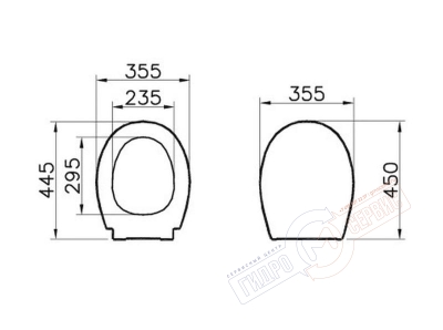  Universal, Mia Round Сиденье для унитаза VitrA 84-003-019 с крышкой быстросъемное с микролифтом 