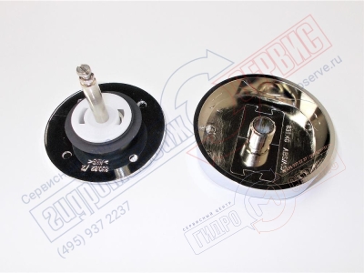 Пробка слива хром Duravit ванны с ручкой перелива