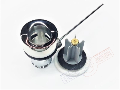 Донный слив 681 с керамической крышкой раковины Villeroy & Boch