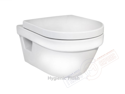 Artic, 5G84 Hygienic Flush Сидение с крышкой унитаза с микролифтом плавного опускания GUSTAVSBERG