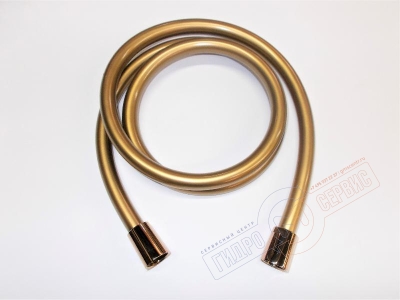 Шланг G1/2 * 1/2 L=1.2м Золото в силиконовой оболочке