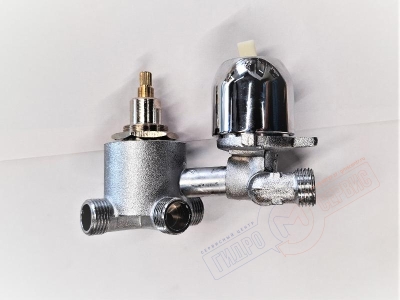 Cмеситель Z=7см с 4-х позиционным переключателем функций для душевой кабины APOLLO TS33W-TS49W 