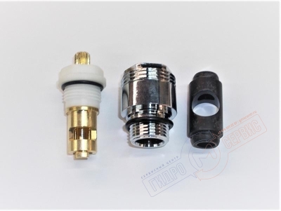 Переключатель душ-кран с нипелем хром смесителя Идеал Станлард