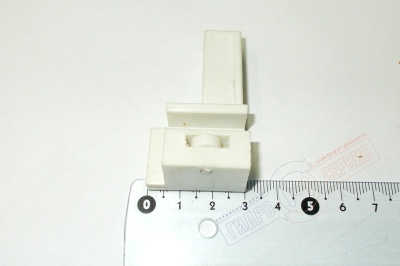 A-0735 Нижний крючок 30х53х16.9 двери APPOLLO, левый, белый 