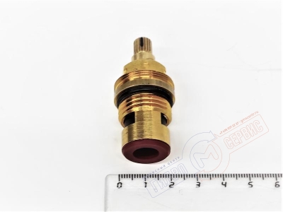 Кран-букса 1/2 ГВ 90гр керамическая 20 шлиц смесителя Bossini