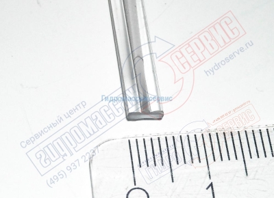 Нижний силиконовый уплотнитель двери Идеал Стандард душевой кабины