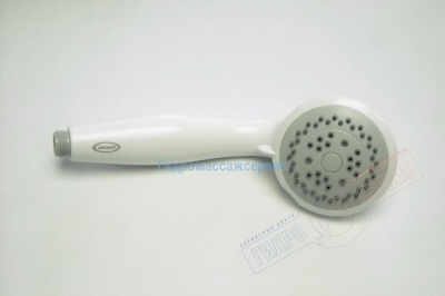 Белая Душевая лейка NETTUNO с эмблемой Джакуззи