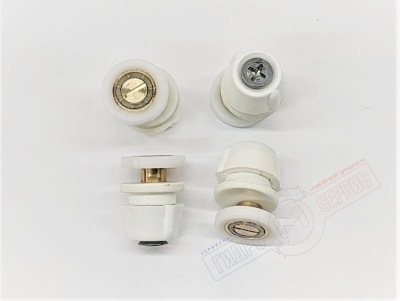 Набор(4шт) роликов двери душевой кабины Jacuzzi с турецкой баней.